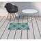 Homeroots 2 x 3 ft. Blue & Green Floral Indoor & Outdoor Scatter Area Rug 388924 - alternate 4